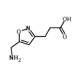 CAS#: 138741-63-6， 3-[5-(Aminomethyl)-1,2-Oxazol-3-Yl]Propanoic Acid