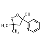 CAS#: 138835-99-1， 5,5-Dimethyl-3-(2-Pyridinyl)-1,2-Dioxolan-3-Ol