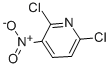 structure of CAS# 13901-10-5, 2,6-Dichloro-3-nitropyridine;PYRIDINE, 2,6-DICHLORO-3-NITRO-;3-NITRO-2,6-DICHLOROPYRIDINE