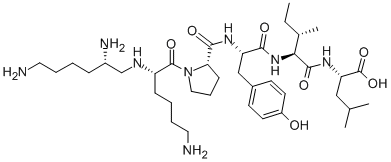 CAS#: 139026-66-7， N2-[(2S)-2,6-Diaminohexyl]-L-Lysyl-L-Prolyl-L-Tyrosyl-L-Isoleucyl-L-Leucine