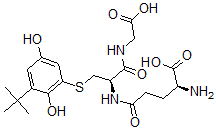 CAS#: 139035-71-5， (2S)-2-Amino-5-[[(2R)-3-(3-Tert-Butyl-2,5-Dihydroxyphenyl)Sulfanyl-1-(Carboxymethylamino)-1-Oxopropan-2-Yl]Amino]-5-Oxopentanoic Acid