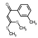 CAS#: 139057-16-2， 3,3-Bis(Methylsulfanyl)-1-(M-Tolyl)Prop-2-En-1-One