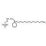 CAS 登录号：139072-43-8， 4-乙基-4-十四烷基吗啉-4-鎓硫酸乙酯盐