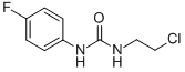 structure of CAS# 13908-32-2, N-(2-Chloroethyl)-N'-(4-Fluorophenyl)Urea;Nsc83106;5W-0813