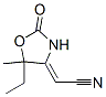 CAS#: 139097-56-6， (Z)-(5-Ethyl-5-Methyl-2-Oxo-4-Oxazolidinylidene)-Acetonitrile
