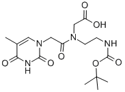 CAS#: 139166-80-6， N-[2-(3,4-Dihydro-5-Methyl-2,4-Dioxo-1(2H)-Pyrimidinyl)Acetyl]-N-[2-[[(1,1-Dimethylethoxy)Carbonyl]Amino]Ethyl]-Glycine