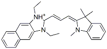 CAS#: 139167-47-8， 1,3-Diethyl-2-[(E,3E)-3-(1,3,3-Trimethylindol-2-Ylidene)Prop-1-Enyl]-2H-Benzo[f]Benzimidazol-1-Ium Chloride