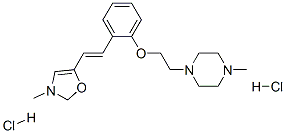CAS#: 139193-92-3， 1-methyl-4-[2-[2-[(E)-2-(3-methylisoxazol-5-yl)vinyl]phenoxy]ethyl]piperazine dihydrochloride