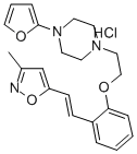 CAS#: 139193-93-4， 1-(Furan-2-Yl)-4-[2-[2-[(E)-2-(3-Methyl-1,2-Oxazol-5-Yl)Ethenyl]Phenoxy]Ethyl]Piperazine Hydrochloride