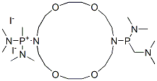 CAS#: 139194-01-7， [16-(Bis(Dimethylamino)-Methylphosphaniumyl)-1,4,10,13-Tetraoxa-7,16-Diazacyclooctadec-7-Yl]-Bis(Dimethylamino)-Methylphosphanium Diiodide