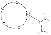 CAS#: 139194-04-0， Bis(Dimethylamino)-Methyl-(1,4,7,10-Tetraoxa-13-Azacyclopentadec-13-Yl)Phosphanium Iodide