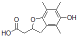 CAS 登录号:139232-40-9, 2-(5-羟基-4,6,7-三甲基-2,3-二氢-1-苯并呋喃-2-基)乙酸