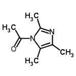 CAS 登录号：139261-08-8， 1-(2,4,5-三甲基-1H-咪唑-1-基)乙酮