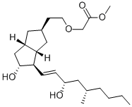 CAS#: 139403-31-9， Methyl 2-[2-[(3aS,4R,5R,6aS)-5-Hydroxy-4-[(E,3S,5S)-3-Hydroxy-5-Methylnon-1-Enyl]-1,2,3,3a,4,5,6,6a-Octahydropentalen-2-Yl]Ethoxy]Acetate