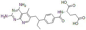 CAS#: 139504-90-8， (2S)-2-[[4-[1-(2,4-Diamino-5-Methylpyrido[5,6-e]Pyrimidin-6-Yl)Butan-2-Yl]Benzoyl]Amino]Pentanedioic Acid