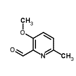 CAS#: 139549-07-8， 3-Methoxy-6-Methyl-2-Pyridinecarbaldehyde