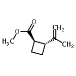 CAS#: 139561-17-4， Methyl (1R,2R)-2-Isopropenylcyclobutanecarboxylate