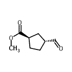 CAS#: 139585-46-9， Methyl (1R,3R)-3-Formylcyclopentanecarboxylate