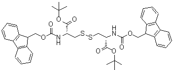CAS#: 139592-37-3， Bis(2-Methyl-2-Propanyl) N,N'-Bis[(9H-Fluoren-9-Ylmethoxy)Carbonyl]-L-Cystinate