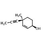 CAS#: 139599-54-5， (1R,4S)-4-Methyl-4-(1-Propyn-1-Yl)-2-Cyclohexen-1-Ol
