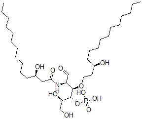 CAS#: 139623-12-4， [(2R,3R,4R,5R)-1,2-Dihydroxy-5-[[(3R)-3-Hydroxytetradecanoyl]Amino]-4-[(3R)-3-Hydroxytetradecoxy]-6-Oxohexan-3-Yl] Dihydrogen Phosphate