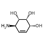 CAS#: 139626-79-2， (1S,2R,3R,6R)-6-Amino-4-Cyclohexene-1,2,3-Triol
