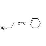 CAS#: 139911-58-3， 1-(1-Pentyn-1-Yl)Cyclohexene