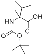structure of CAS# 139938-00-4, N-[(1,1-Dimethylethoxy)Carbonyl]-2-Methyl-Valine