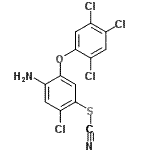 CAS#: 13997-29-0， 4-Amino-2-Chloro-5-(2,4,5-Trichlorophenoxy)Phenyl Thiocyanate