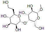 CAS#: 139978-92-0， (2R,3S,4S,5S,6R)-2-[(2R,3R,4R,5R,6R)-4,5-Dihydroxy-2-(Hydroxymethyl)-6-Methoxyoxan-3-Yl]Oxy-6-(2-Hydroxyethyl)Oxane-3,4,5-Triol