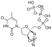 CAS#: 140158-13-0， [(2R,3S,5R)-2-Azido-3-Hydroxy-5-(5-Methyl-2,4-Dioxopyrimidin-1-Yl)Oxolan-2-Yl]Methyl (Hydroxy-Phosphonooxyphosphoryl) Hydrogen Phosphate