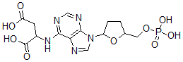 CAS#: 140210-37-3， 2-[[9-[5-(Phosphonooxymethyl)Oxolan-2-Yl]Purin-6-Yl]Amino]Butanedioic Acid