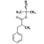 CAS#: 14025-74-2， 2-Cyano-2-Propanyl 2-Methyl-3-Phenylpropanoate