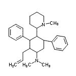 CAS#: 14028-79-6， 2-Allyl-N,N-Dimethyl-4-(1-Methyl-2-Piperidinyl)-3,5-Diphenylcyclohexanamine