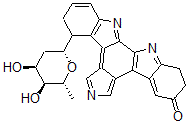 CAS#: 140429-37-4， 13-(2,6-Dideoxy-a-D-ribo-hexopyranosyl)-6,7,12,13-tetrahydro-5H-Indolo[2,3-a]pyrrolo[3,4-c]carbazol-5-one