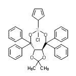 CAS#: 140462-73-3， Chloro(2,4-cyclopentadien-1-yl){[(4S,5S)-2,2-dimethyl-1,3-dioxolane-4,5-diyl]bis(diphenylmethanolato)}titanium