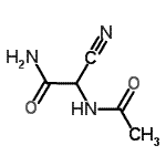 结构式 CAS# 14056-39-4, N<sup>2</sup>-乙酰基-3-次氮基丙氨酰胺