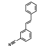 CAS 登录号：14064-35-8， 3-[(E)-2-苯基乙烯基]苯甲腈