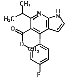 CAS#: 140640-91-1， Methyl 4-(4-Fluorophenyl)-6-Isopropyl-1H-Pyrrolo[2,3-b]Pyridine-5-Carboxylate
