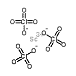 structure of CAS# 14066-05-8, Scandium Triperchlorate;SCANDIUM PERCHLORATE;scandium(3+) perchlorate