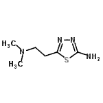 CAS#: 14068-78-1， 5-[2-(Dimethylamino)Ethyl]-1,3,4-Thiadiazol-2-Amine