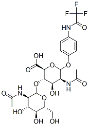 CAS#: 140686-60-8， (2S,3S,4R,5S)-5-Acetamido-3-[(3R,4R,5S,6R)-3-Acetamido-4,5-Dihydroxy-6-(Hydroxymethyl)Oxan-2-Yl]Oxy-4-Hydroxy-6-[4-[(2,2,2-Trifluoroacetyl)Amino]Phenoxy]Oxane-2-Carboxylic Acid