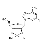 CAS#: 141018-25-9， 2-Iodo-9-[(3xi)-2,3-O-Isopropylidene-beta-D-Threo-Pentofuranosyl]-9H-Purin-6-Amine