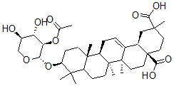 CAS#: 141039-74-9， Yiyeliangwanoside IV