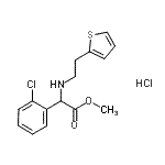CAS#: 141109-18-4， Methyl (2-Chlorophenyl){[2-(2-Thienyl)Ethyl]Amino}Acetate Hydrochloride (1:1)