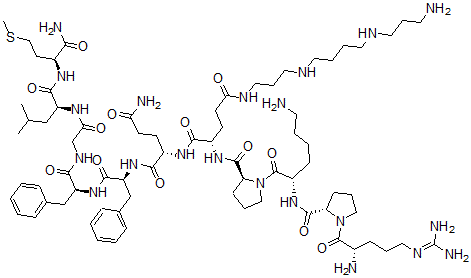 CAS#: 141231-59-6， 5-(N-(3-((4-((3-Aminopropyl)amino)butyl)amino)propyl)-L-glutamine)substance P