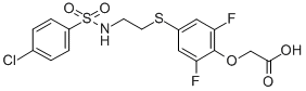 CAS#: 141286-14-8， 2-[4-[2-[(4-Chlorophenyl)Sulfonylamino]Ethylsulfanyl]-2,6-Difluorophenoxy]Acetic Acid