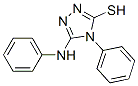 结构式 CAS# 14132-84-4, 5-苯胺基-4-苯基-4H-1,2,4-三唑-3-硫醇