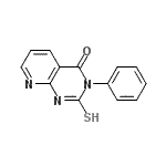 CAS#: 14133-23-4， 3-Phenyl-2-Thioxo-2,3-Dihydropyrido[2,3-d]Pyrimidin-4(1H)-One