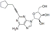 CAS#: 141345-10-0， (2R,3R,4S,5R)-2-[6-Amino-2-(3-Cyclopentylprop-1-Ynyl)Purin-9-Yl]-5-(Hydroxymethyl)Oxolane-3,4-Diol
